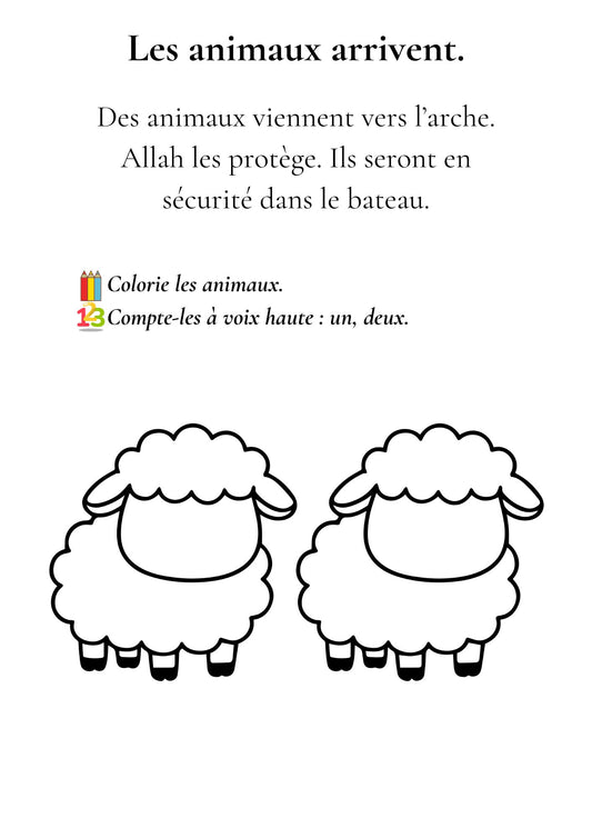 Islam en Couleurs – L’Arche du Prophète Nūḥ (3–5 ans)